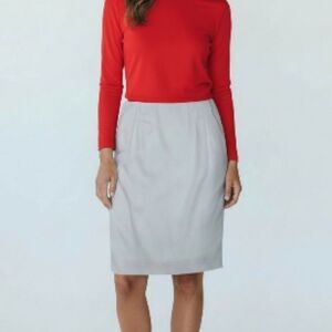 🌹Vintage PRESTON & YORK OFF WHITE SKIRT